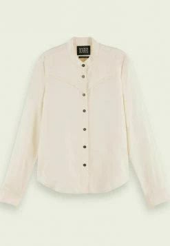 Scotch & Soda Chemisier - Vanilla -Scotch & Soda Soldes 0003cb5a56ba4cb29b5f37af1f848c35