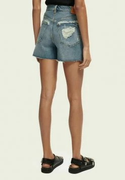 Scotch & Soda Short En Jean - Ocean Tone -Scotch & Soda Soldes 001fc8c3a4074482baf8f905f2eac855