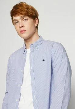 Scotch & Soda ESSENTIALS SLIM FIT SHIRT - Chemise - Light Blue -Scotch & Soda Soldes 0042aea1081c4413ae0adad1257fc6a6