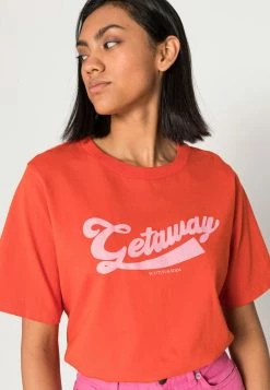 Scotch & Soda SHORT SLEEVE - T-shirt Imprimé - Poppy Red -Scotch & Soda Soldes 00812d58bfb748d9b52ee46e9a4b2248