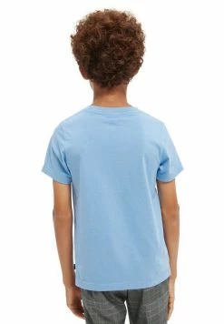 Scotch & Soda REGULAR FIT SHORT SLEEVED ARTWORK - T-shirt Imprimé - Ocean Blue -Scotch & Soda Soldes 00825208ac0046aa871b648258c1402c