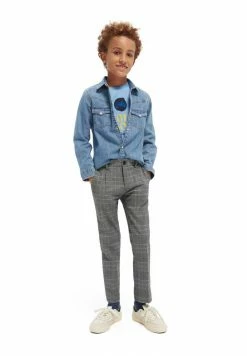 Scotch & Soda REGULAR FIT SHORT SLEEVED ARTWORK - T-shirt Imprimé - Ocean Blue -Scotch & Soda Soldes 00f41fe742414411b5a3b1507dd33c71