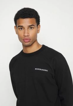 Scotch & Soda Sweatshirt - Black 9 Scotch & Soda Sweatshirt - Black -Scotch & Soda Soldes 011e26706df548d39aed2f2e06261577