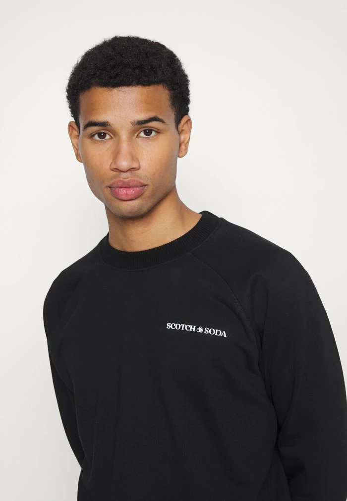 Scotch & Soda Sweatshirt - Black 4 Scotch & Soda Sweatshirt - Black – Image 4