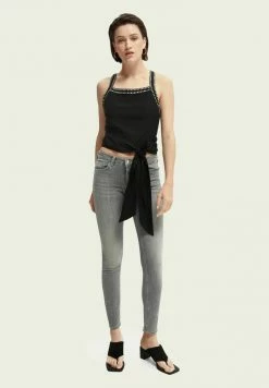 SCOTCH & SODA SKINNY JEANS - Jean Slim - Grey