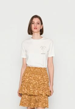 Scotch & Soda REGULAR FIT CREW NECK - T-shirt Imprimé - Off White