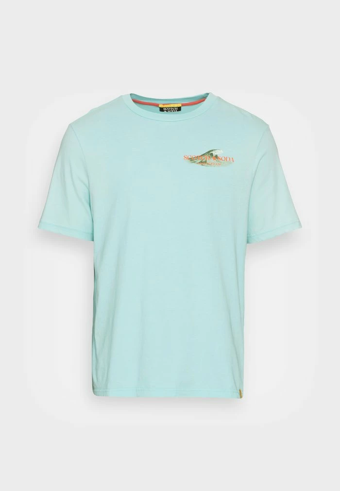 Scotch & Soda GRAPHIC CREWNECK - T-shirt Imprimé - Seafoam 4 Scotch & Soda GRAPHIC CREWNECK - T-shirt Imprimé - Seafoam – Image 4