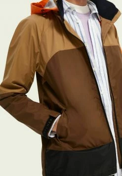 Scotch & Soda Veste Imperméable - Brown -Scotch & Soda Soldes 01965ee7538d4690bd7081f5ba89f8b0