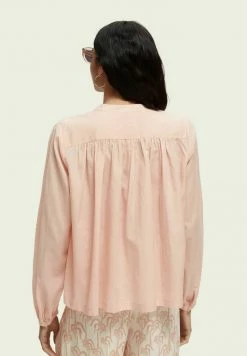 Scotch & Soda GATHERED - Blouse - Cadillac Pink -Scotch & Soda Soldes 01afe1a243a04978a96d24b99b723c97