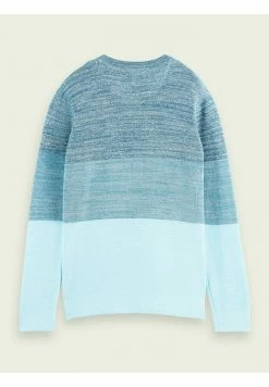 Scotch & Soda STRIPED STRUCTURE - Pullover - Blue -Scotch & Soda Soldes 02a43ea4d24b4283824bdc665e84e7cb