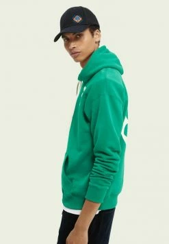 Scotch & Soda Sweat à Capuche - Highlight Green -Scotch & Soda Soldes 02b98c6a0fe34bc293bdb345bca033c5