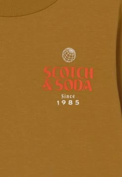 Scotch & Soda LONG SLEEVED ARTWORK - T-shirt à Manches Longues - Harvest Gold -Scotch & Soda Soldes 02ca6df074a74b8692ed3e04baec8203