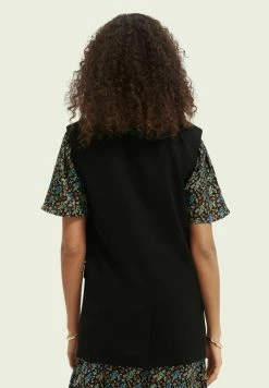 Scotch & Soda Veste Sans Manches - Black -Scotch & Soda Soldes 0326ac6a4a3d48b9a1772b1ca1c3b2c1