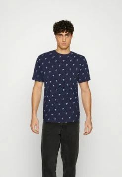 Scotch & Soda REGULAR FIT - T-shirt Imprimé - Dark Blue