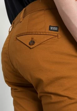 Scotch & Soda STUART CONTAINS - Chino - Walnut -Scotch & Soda Soldes 03746fb15fc447b092e949faf363279f