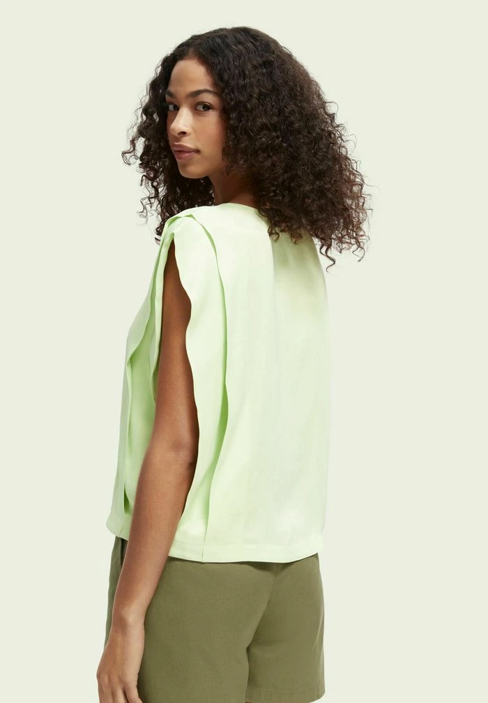 Scotch & Soda T-shirt Basique - Lime 4 Scotch & Soda T-shirt Basique - Lime – Image 4