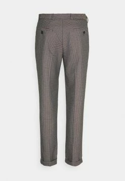 Scotch & Soda BLAKE CLASSIC PLEATED STRUCTURED - Pantalon Classique - Dark Brown -Scotch & Soda Soldes 042cde61623b4b16819e8d99d66971c9