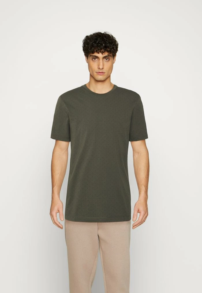 Scotch & Soda CLASSIC CREW NECK TEE - T-shirt Imprimé - Olive 1 Scotch & Soda CLASSIC CREW NECK TEE - T-shirt Imprimé - Olive