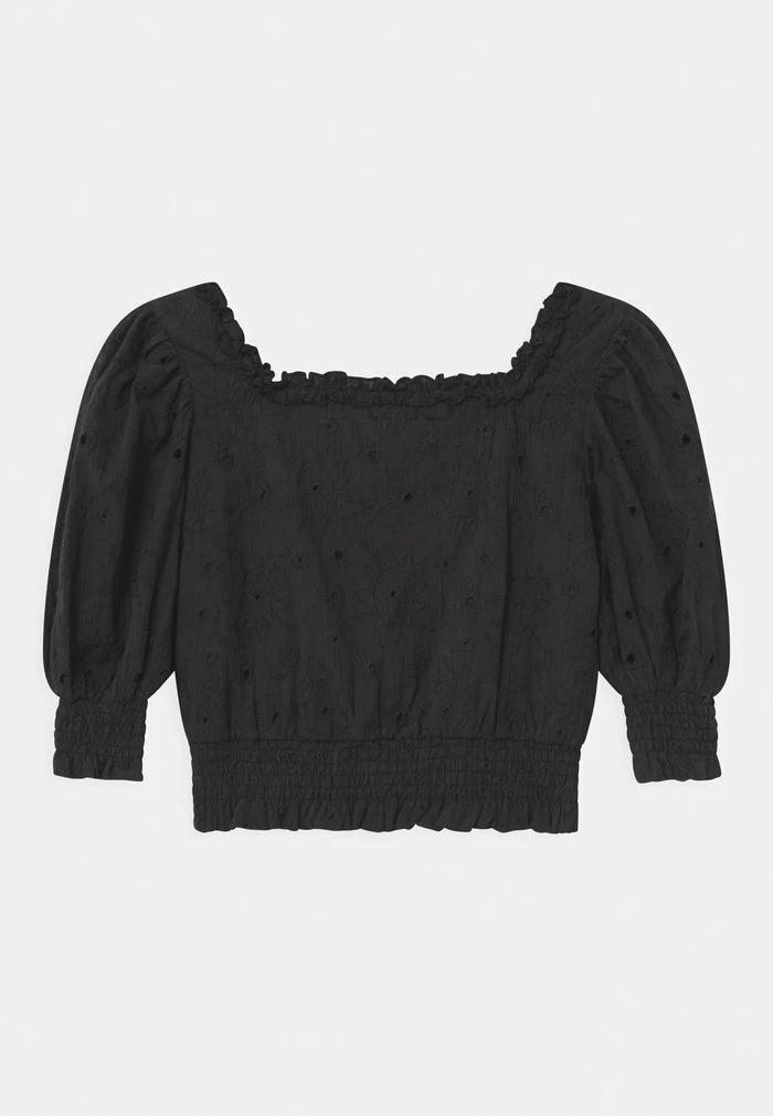 Scotch & Soda OFF-SHOULDER CROPPED - Blouse - Black 2 Scotch & Soda OFF-SHOULDER CROPPED - Blouse - Black – Image 2