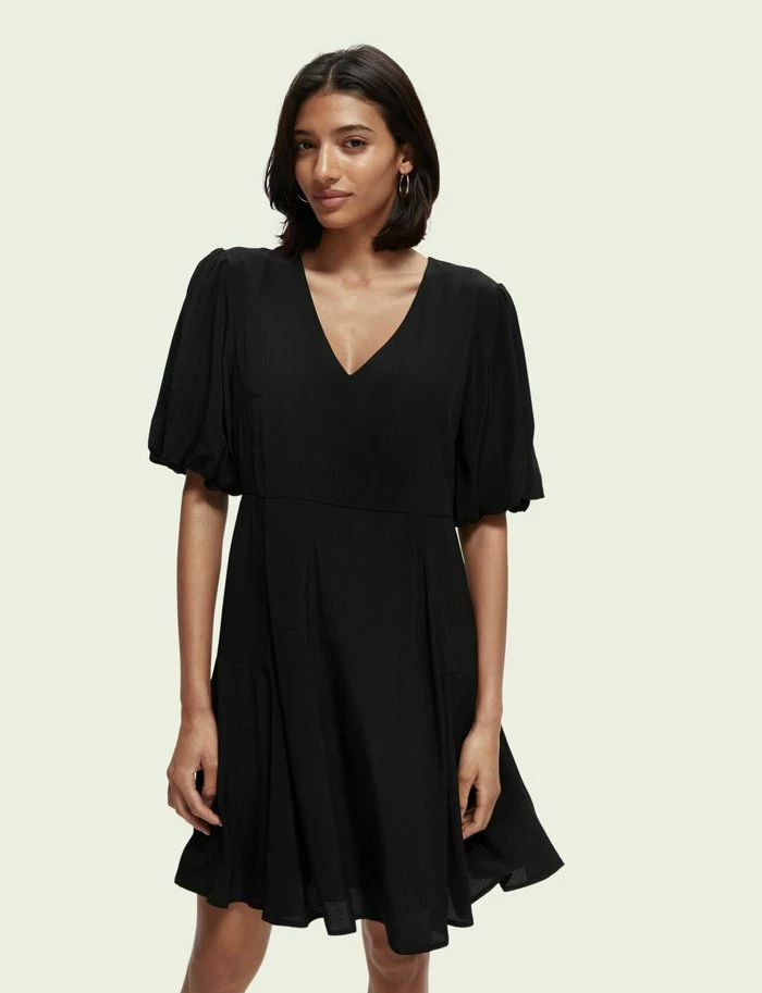 Scotch & Soda Robe De Jour - Black 1 Scotch & Soda Robe De Jour - Black