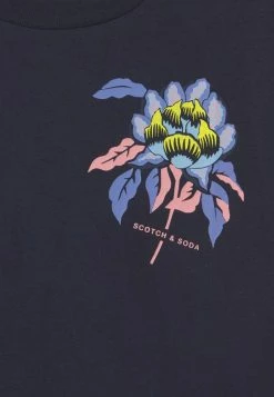 Scotch & Soda RELAXED FIT ARTWORK - T-shirt Imprimé - Night -Scotch & Soda Soldes 05a616c7a0f64a818e79d68fa989c53a