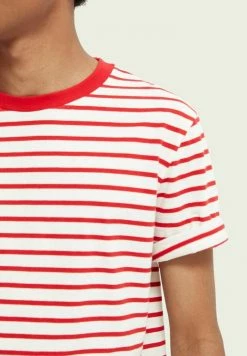 Scotch & Soda REGULAR FIT - T-shirt Imprimé - Red -Scotch & Soda Soldes 06268c790552413d9ae925284daa5bd9