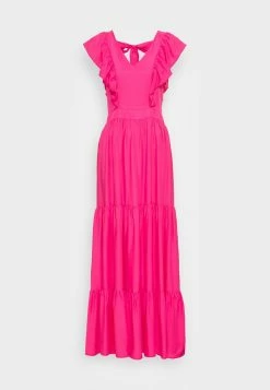 Scotch & Soda Robe Longue - Pink -Scotch & Soda Soldes 064165881ca34a78a4264e1c307938b7