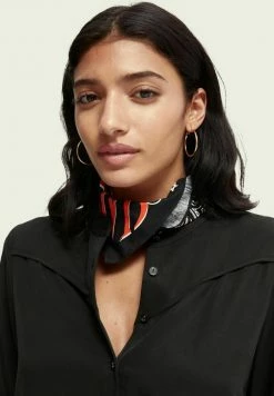 Scotch & Soda Chemisier - Black -Scotch & Soda Soldes 06ae3bb655404041b8054cbcc31f1784