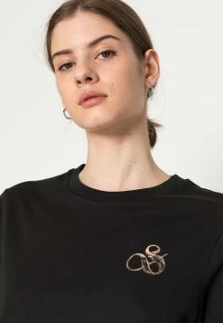 Scotch & Soda RELAXED FIT WITH LOGO GRAPHIC - T-shirt Basique - Black -Scotch & Soda Soldes 06fb9cada7a74bf7988f1a3a2a2a39fc