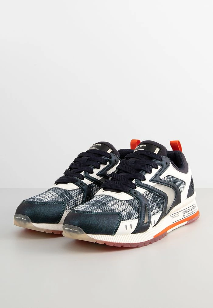 Scotch & Soda VIVEX - Baskets Basses - Marine Check 2 Scotch & Soda VIVEX - Baskets Basses - Marine Check – Image 2