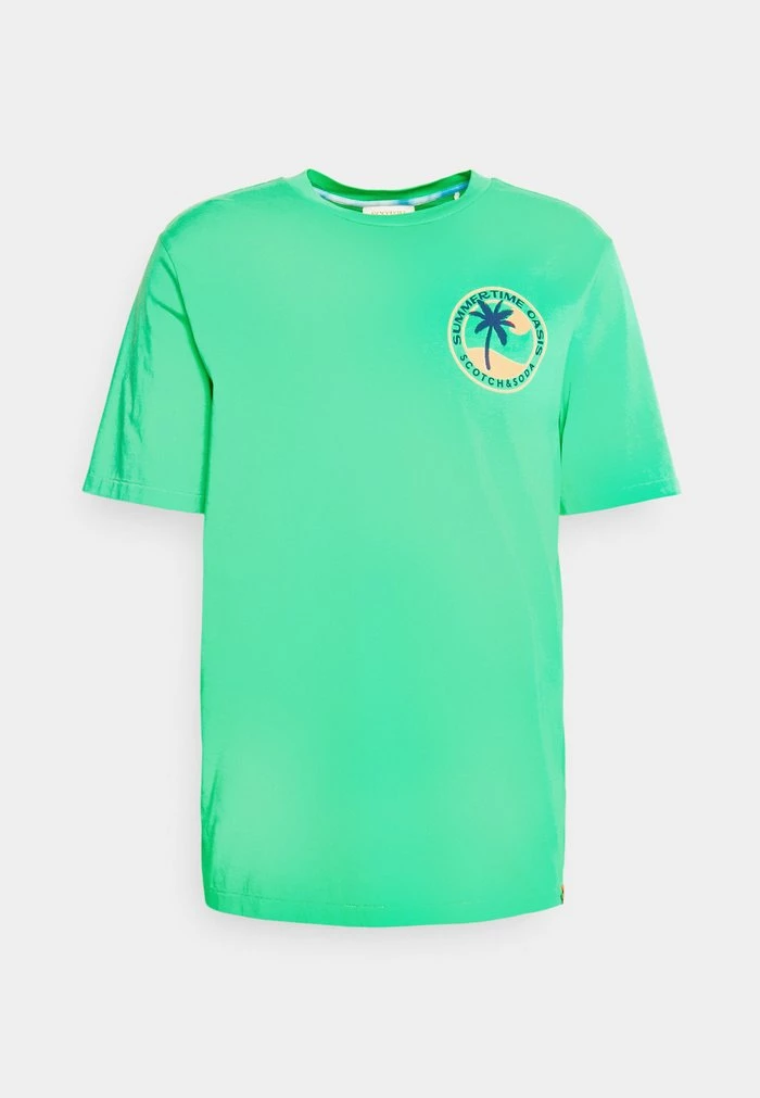 Scotch & Soda LOGO GRAPHIC - T-shirt Imprimé - Smash Mint 1 Scotch & Soda LOGO GRAPHIC - T-shirt Imprimé - Smash Mint
