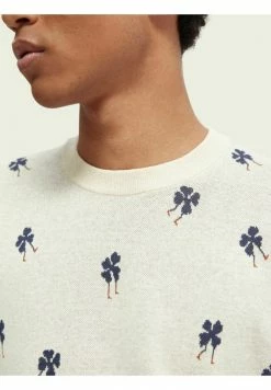Scotch & Soda INTARSIA CREW NECK - Pullover - Combo D -Scotch & Soda Soldes 08c41a1682004ef0a2b21850ae96640d