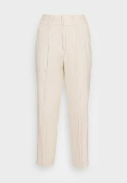 Scotch & Soda TAILORED HIGH RISE STRAIGHT LEG BLEND TROUSERS - Pantalon Classique - Sand Melange -Scotch & Soda Soldes 08d6994b7ad844b2b2e2051e7d81ea5e