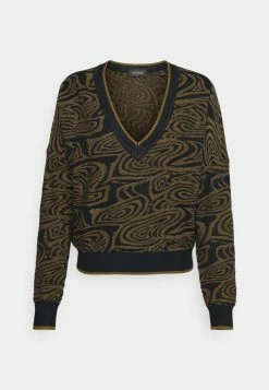 Scotch & Soda V NECK - Pullover - Black -Scotch & Soda Soldes 091e2bd466154139833a515db46c56bf