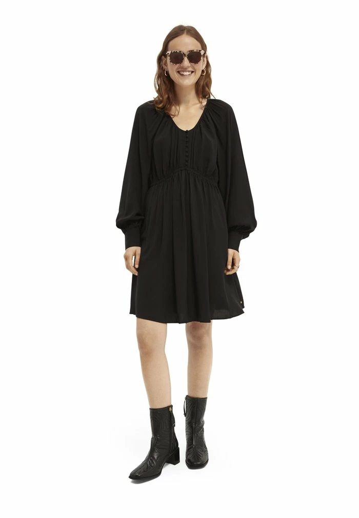Scotch & Soda Robe De Jour - Black 2 Scotch & Soda Robe De Jour - Black – Image 2