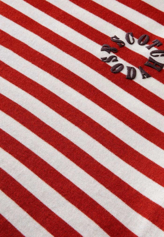 Scotch & Soda TEE WITH ROUNDED SPECIAL SLEEVES - T-shirt à Manches Longues - Copper/offwhite 6 Scotch & Soda TEE WITH ROUNDED SPECIAL SLEEVES - T-shirt à Manches Longues - Copper/offwhite – Image 6