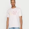 Scotch & Soda LOGO GRAPHIC - T-shirt Imprimé - Pink Icon