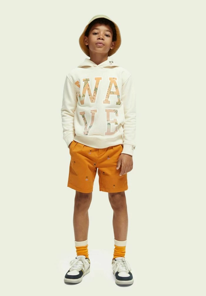 Scotch & Soda OVERSIZED - Sweat à Capuche - Ecru 1 Scotch & Soda OVERSIZED - Sweat à Capuche - Ecru