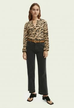 Scotch & Soda SIGNATURE - Ceinture - Olive Brown