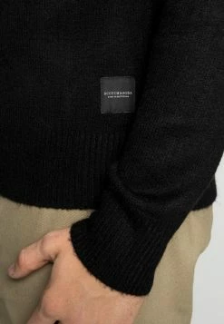 Scotch & Soda SOFT CREWNECK PULL WITH HIGHER COLLAR - Pullover - Black 9 Scotch & Soda SOFT CREWNECK PULL WITH HIGHER COLLAR - Pullover - Black -Scotch & Soda Soldes 0dbe820903494dbc9b14d687cf649af1