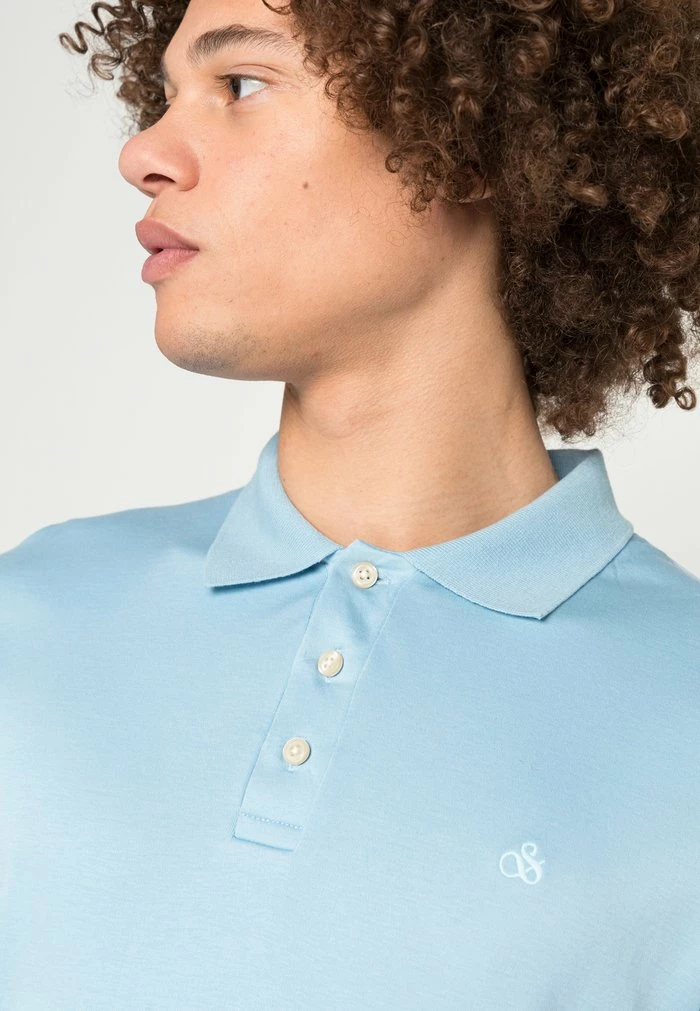 Scotch & Soda CLEAN INTERLOCK LONG SLEEVED - Polo - Fifties Blue 5 Scotch & Soda CLEAN INTERLOCK LONG SLEEVED - Polo - Fifties Blue – Image 5