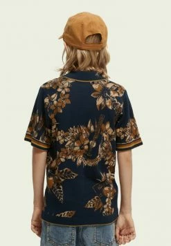 Scotch & Soda SHORT SLEEVED - Chemise - Night -Scotch & Soda Soldes 0e2d6aa30ba14e3c9797f5c407637349