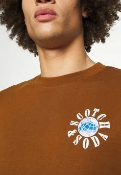 Scotch & Soda GRAPHIC LOGO - T-shirt Imprimé - Tabacco -Scotch & Soda Soldes 0e70dbb059364854a2c7905ff19a1d67