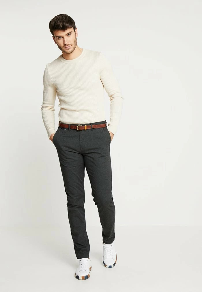 Scotch & Soda MOTT CLASSIC - Chino - Charcoal 2 Scotch & Soda MOTT CLASSIC - Chino - Charcoal – Image 2