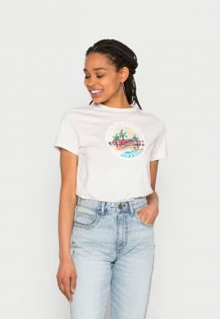 Scotch & Soda REGULAR FIT WITH ARTWORK - T-shirt Imprimé - Sunrise Pink