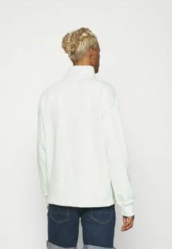 Scotch & Soda HALF ZIP WITH SUBTLE CONTRAST DETAILS - Sweatshirt - Seafoam -Scotch & Soda Soldes 0f9d13ed20eb46628b2090c21130a1ba