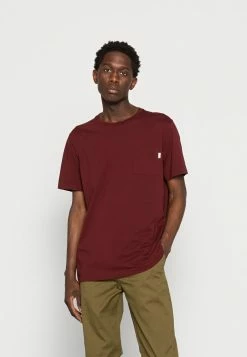 Scotch & Soda FABRIC DYED POCKET TEE - T-shirt Basique - Nomade Red