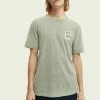 Scotch & Soda REGULAR FIT - T-shirt Imprimé - Army Melange