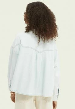 Scotch & Soda Veste En Jean - Bleached Indigo 9 Scotch & Soda Veste En Jean - Bleached Indigo -Scotch & Soda Soldes 0fcc4b95354248c1831c14e363be11da