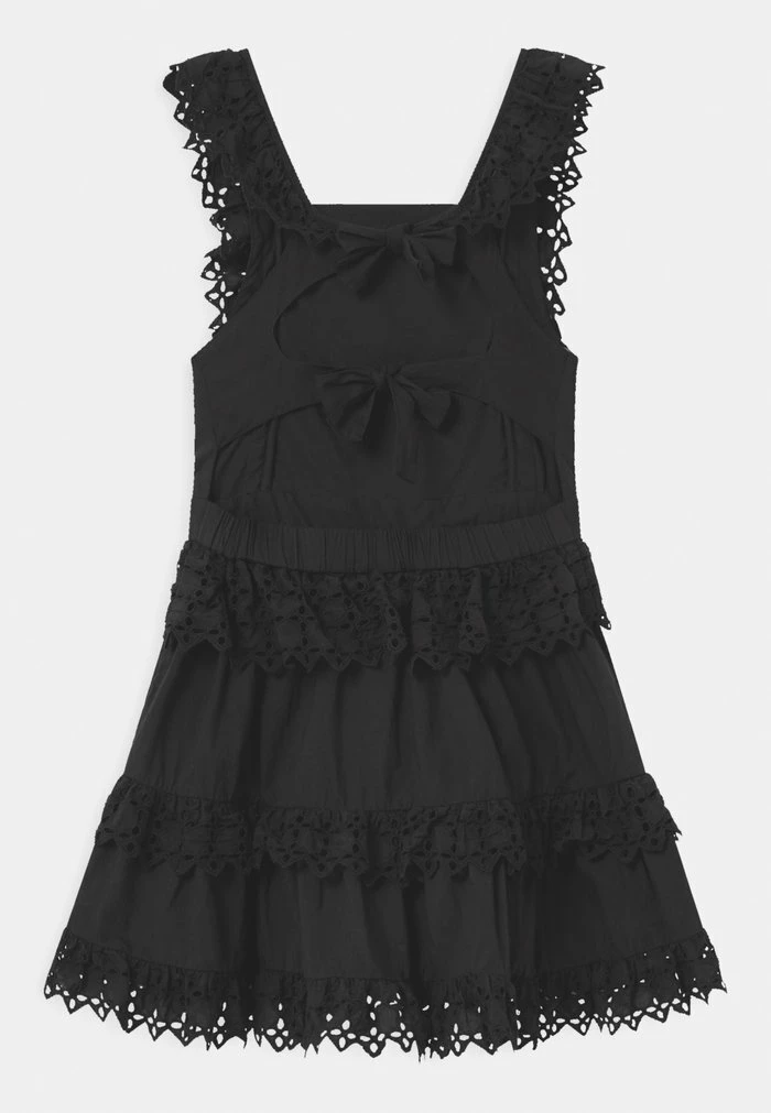 Scotch & Soda BRODERY ANGLAISE WITH OPEN BACK DETAIL - Robe De Jour - Black 2 Scotch & Soda BRODERY ANGLAISE WITH OPEN BACK DETAIL - Robe De Jour - Black – Image 2